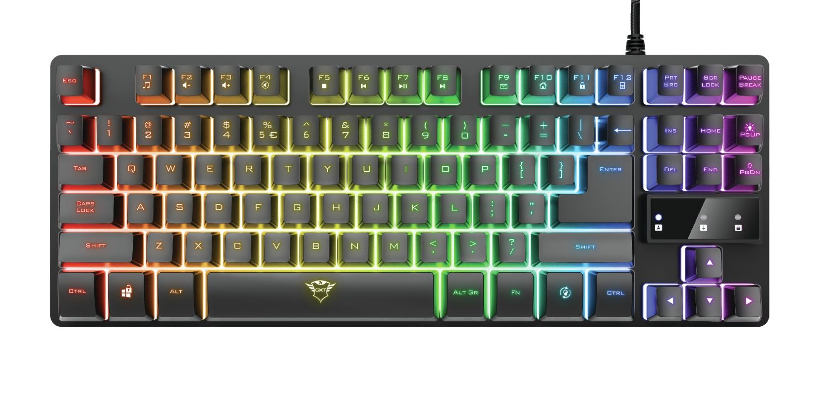 Tastatura Trust GXT 833 Thado TKL, neagra