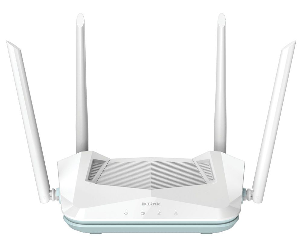 D-Link D-Link Router Wireless AX1500, E15, Dual band 2x2, Wi-Fi 6, 1201Mbps (5GHz), 300Mbps (2.4GHz), 1 x 10/100/1000 Gigabit Ethernet WAN port, 3 x 10/100/1000 Gigabit Ethernet LAN ports, 4x external antennas, IEEE Standard: IEEE 802.11ax/ac/n/g/b/k/v/a/h, IEEE 802.3u/ab, Device Management: EAGLE PRO AI