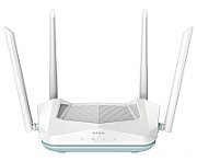 D-Link D-Link Router Wireless AX1500, E15, Dual band 2x2, Wi-Fi 6, 1201Mbps (5GHz), 300Mbps (2.4GHz), 1 x 10/100/1000 Gigabit Ethernet WAN port, 3 x 10/100/1000 Gigabit Ethernet LAN ports, 4x external antennas, IEEE Standard: IEEE 802.11ax/ac/n/g/b/k/v/a/h, IEEE 802.3u/ab, Device Management: EAGLE PRO AI