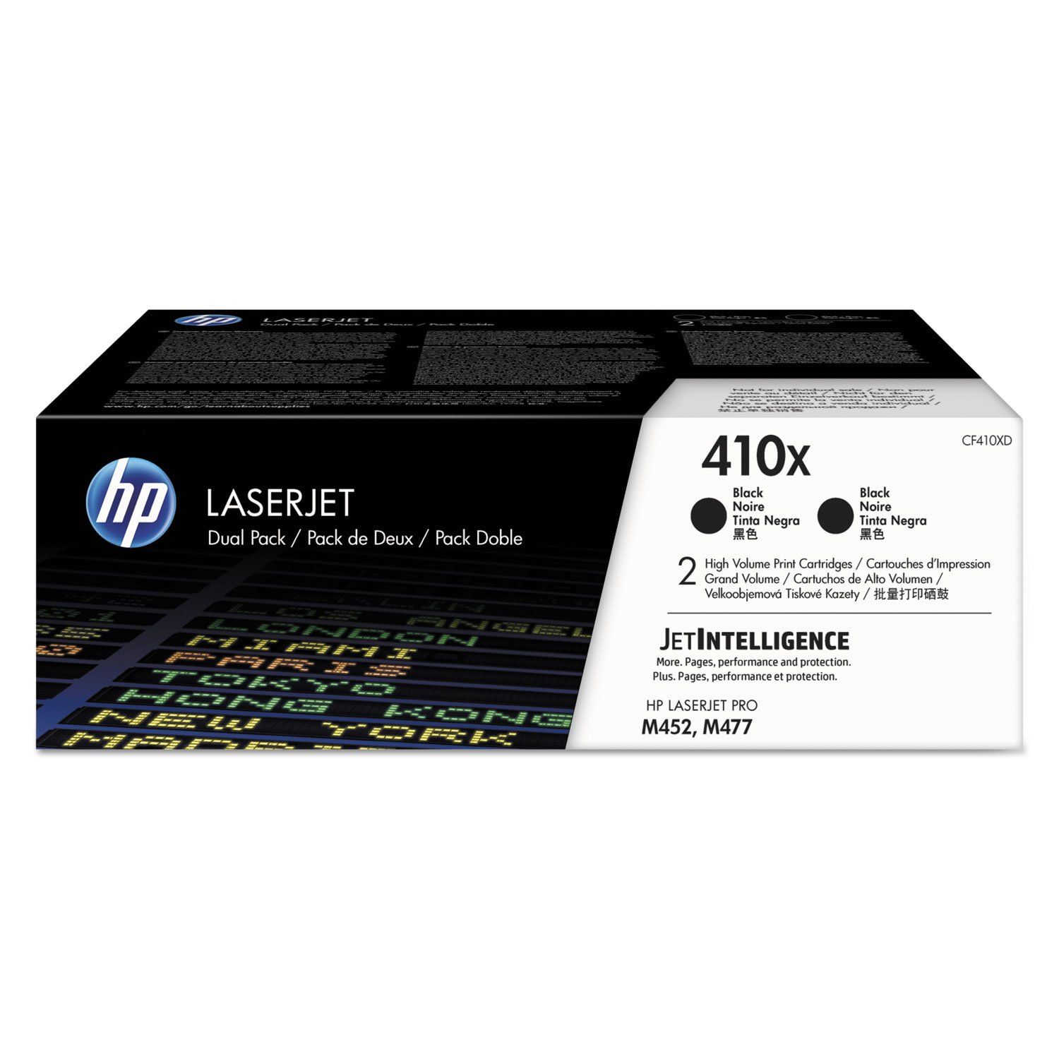 Cartus toner HP CF410XD ,Negru ,2 x 6 500 pagini ,Original (410x) 