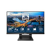 Monitor 23.8 inch WLED Philips 242B1TC 1920 x 1080 pixeli, 75 Hz, 4 ms, Negru