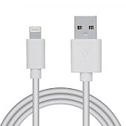 CABLU alimentare si date Spacer  Usb 2.0 (T) - Lightning (T), 50 cm, alb