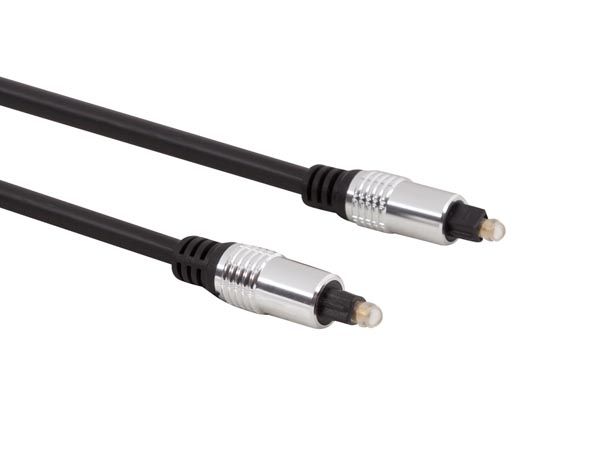 Cablu optic standard Toslink, lungime 5m, conectori auriti, Velleman