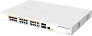 Switch Mikrotik CRS328-24P-4S+RM, 24 porturi 10,100,1000 Mbit/s
