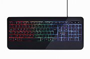 GEMBIRD KB-UML-03 Slim Rainbow backlight multimedia keyboard black US layout
