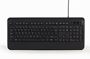 GEMBIRD KB-UML-03 Slim Rainbow backlight multimedia keyboard black US layout