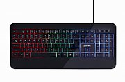 GEMBIRD KB-UML-03 Slim Rainbow backlight multimedia keyboard black US layout