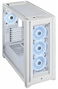 Carcasa Corsair iCUE 5000X RGB QL Edition, Middle Tower, eATX, Alb 