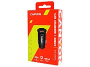 Canyon, PD 30W/QC3.0 18W Pocket size car charger  with 1-USB A+ 1-USB-C Input: DC12V-24V, Output: USBC: PD30W( 5V3A/9V3A/12V2.5A/15V2A/20V1.5A),USB-A:QC3.0 18W (5V3A
