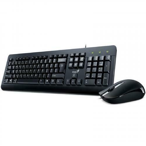 Kit tastatura + mouse Genius KM-160, cu fir, negru, USB