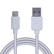 Cablu USB Spacer  USB 3.0 Type-A (T) - USB Type-C (T), 1.8 m, alb