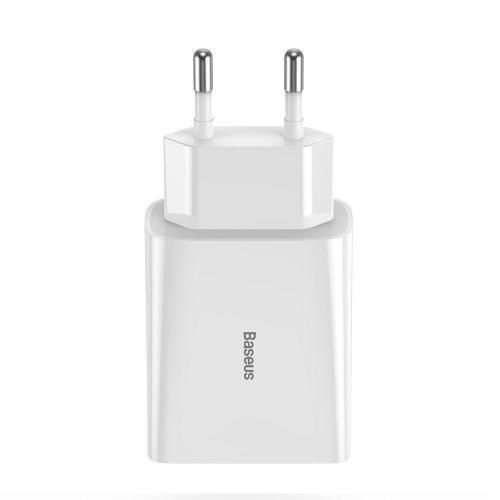 INCARCATOR retea Baseus Speed Mini, Quick Charge 20W, 1 x USB Type-C 5V/3.0A, alb  CCFS-SN02  (include timbru verde 0.75 lei)