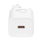 INCARCATOR retea Baseus Super Si, Quick Charge 25W, 1 x USB Type-C 5V/3A, alb  CCSP020102  (include timbru verde 0.75 lei)