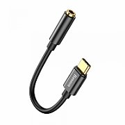 CABLU ADAPTOR Baseus, USB Type-C to Jack 3.5mm, lungime 10.5 cm, negru  CATL54-01  (include TV 0.06 lei)