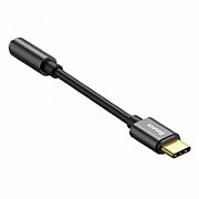 CABLU ADAPTOR Baseus, USB Type-C to Jack 3.5mm, lungime 10.5 cm, negru  CATL54-01  (include TV 0.06 lei)