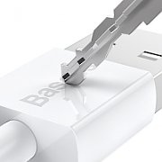 CABLU alimentare si date Baseus Superior, Fast Charging Data Cable pt. smartphone, USB la Micro-USB 2A, 1m, alb  CAMYS-02  (include TV 0.06 lei)