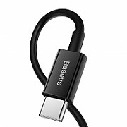 CABLU alimentare si date Baseus Superior, Fast Charging Data Cable pt. smartphone, USB Type-C la Lightning Iphone PD 20W, 1m, negru  CATLYS-A01  (include TV 0.06 lei)