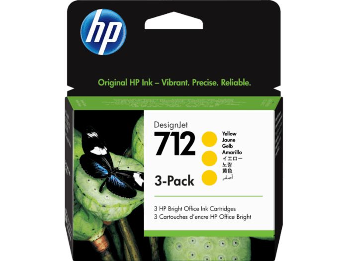 Cartus cerneala HP 3ED79A ,Galben ,3 x 29 ml ,Original (712) 