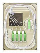 UBIQUITI UF-SPLITTER-4 UFIBER 1:4 SPLITTER SC/APC G.657A1 900UM 1.5m STEEL TUBE