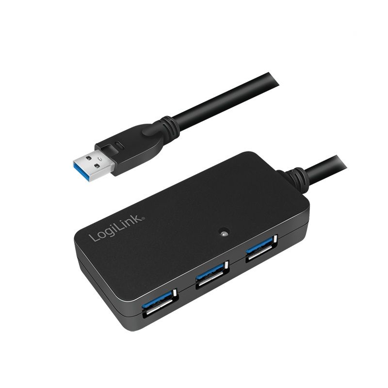 CABLU USB LOGILINK, USB 3.0 (T) la USB 3.0 (T), 1m, black,  CU0038  (include TV 0.06 lei)