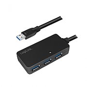 CABLU USB LOGILINK, USB 3.0 (T) la USB 3.0 (T), 1m, black,  CU0038  (include TV 0.06 lei)