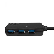 CABLU USB LOGILINK, USB 3.0 (T) la USB 3.0 (T), 1m, black,  CU0038  (include TV 0.06 lei)