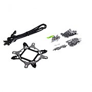 Sapphire NITRO+ S240-A AIO CPU Cooler  Radiator Dimensions: 273mm x 120.5mm x 52.5mm  Radiator Material: Aluminum  Radiator Fan System Fans: (120mm x 120mm x 25mm) x2  System Fan Speed: Minimum 450rpm (+/-100rpm)                                   Maximum 2400rpm (+/-100rpm)  Fan Noise (min-max)