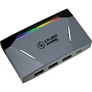 Consola gaming ATEN, KeyMander 2 pentru utilizare mouse si tastatura la console gaming  GE1337P2-AT  (include TV 1.5 lei)
