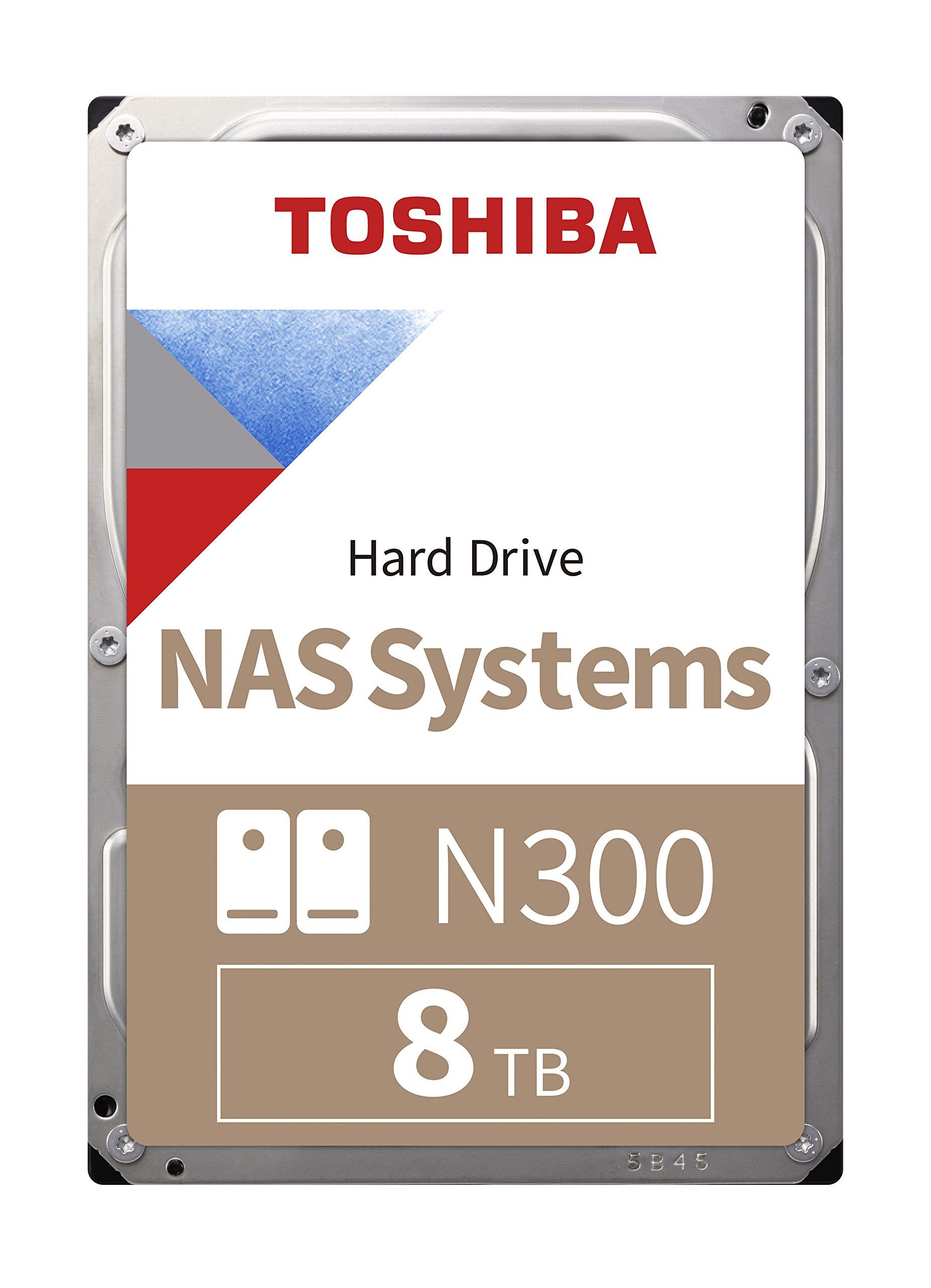 TOSHIBA N300 NAS Hard Drive 8TB SATA 3.5inch 7200rpm 256MB Bulk