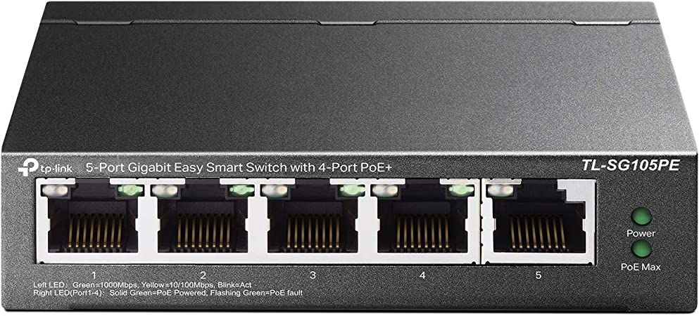 Switch TP-Link TL-SG105PE, 5 porturi 10 / 100 / 1000 MBs