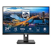 Monitor 23.8 inch LED Philips 243B1 1920 x 1080 pixeli, 75 Hz, 4 ms, Negru