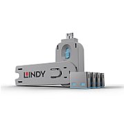 Lindy USB Port Locks 4x Blue+Key  https://www.lindy.co.uk/accessories-c9/security-c388/usb-port-blocker- pack-of-4-colour-code-blue-p2324