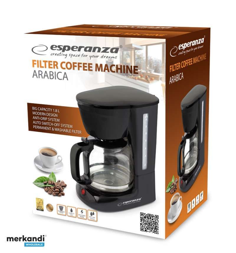 Esperanza EKC005 coffee maker Drip coffee maker 1.8 L