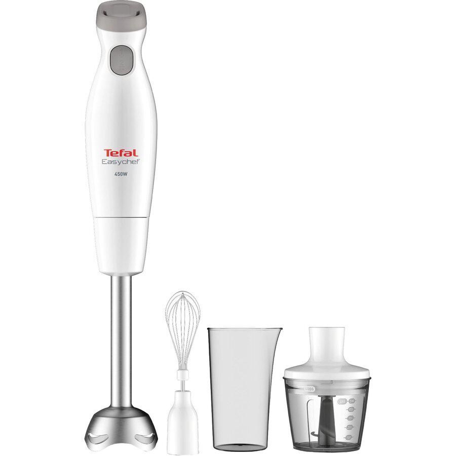 Tefal HB4531 blender 0.8 L Immersion blender 450 W Stainless steel, White