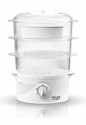 Adler AD 633 steam cooker 3 basket(s) White Freestanding 800 W