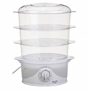 Adler AD 633 steam cooker 3 basket(s) White Freestanding 800 W