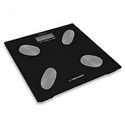 Esperanza EBS022K personal scale Electronic personal scale Square Black