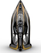 Tefal FV9865E0 iron Dry & Steam iron Durilium Autoclean soleplate 3000 W Black, Gold