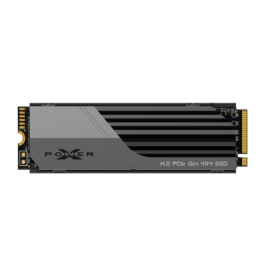 Silicon Power SILICON POWER PCIe Gen 4x4 XS70 Internal solid state drive SSD 1TB M.2 2280 NVMe 1.4 (SP01KGBP44XS7005) Black, Grey
