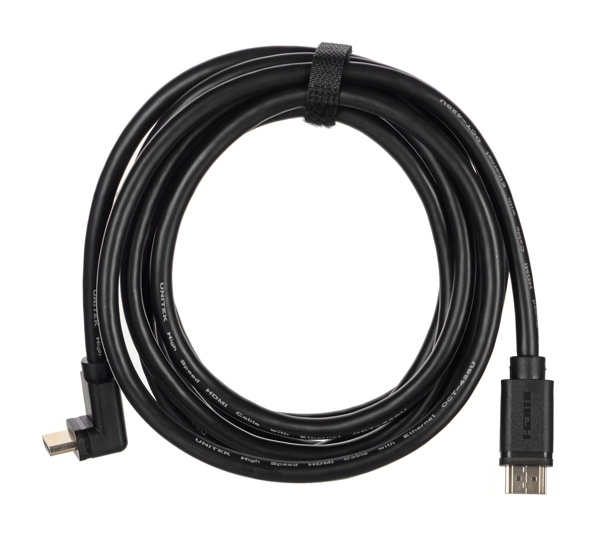 UNITEK Y-C1009 HDMI 270° 2.0,4K60HZ,3M cable Black