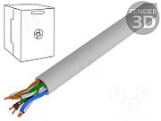 Digitus Cat.5e U/UTP installation cable, 305 m, simplex, Eca