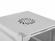 Cabinet rack Lanberg WF10-2309-10S (9U 462mm / 280mm / 310 mm hanging Glass 10  gray color)