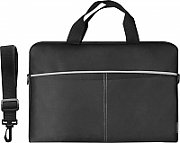Defender Lite notebook case 39.6 cm (15.6 ) Briefcase Black & grey