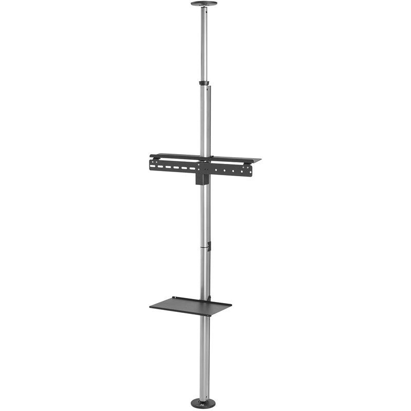 Telescopic TV holder, ceiling and floor with shelf Maclean MC-791N 37  -70 , max. 30 kg