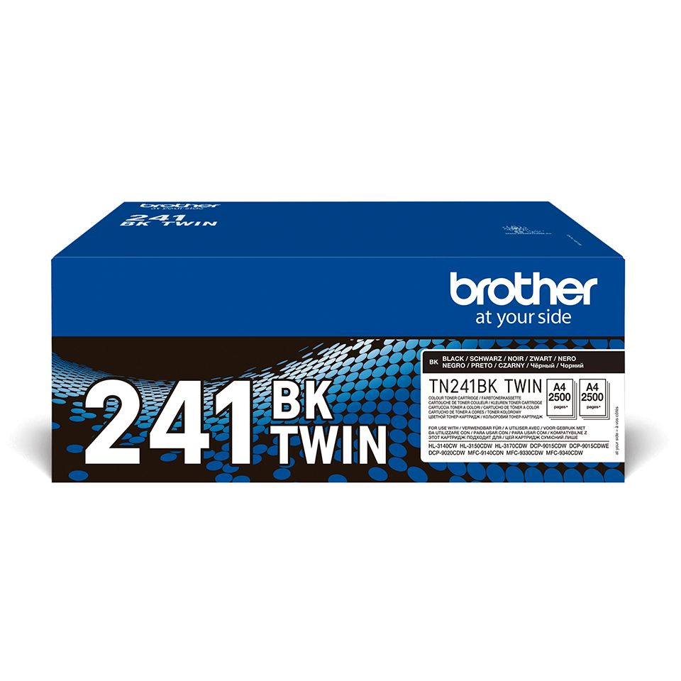 Cartus toner Brother TN241BKTWIN ,Negru ,2 x 2500 pagini ,Original (TN241BKTWIN) 