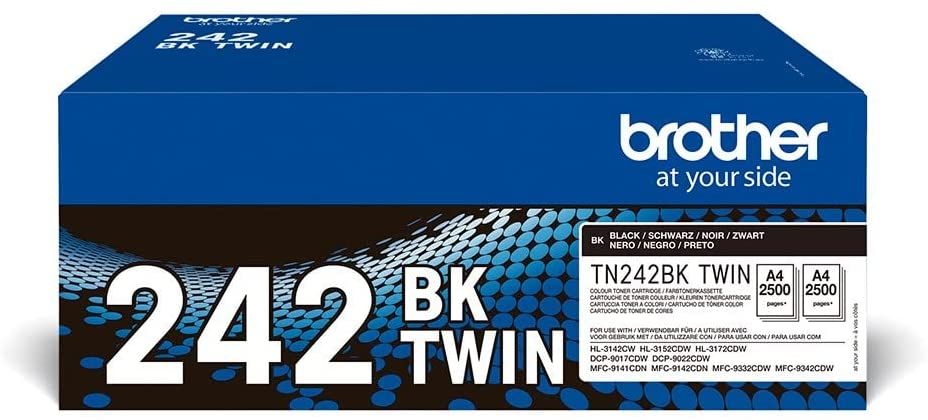 Cartus toner Brother TN242BKTWIN ,Negru ,2500 pagini ,Original (TN242BKTWIN) 