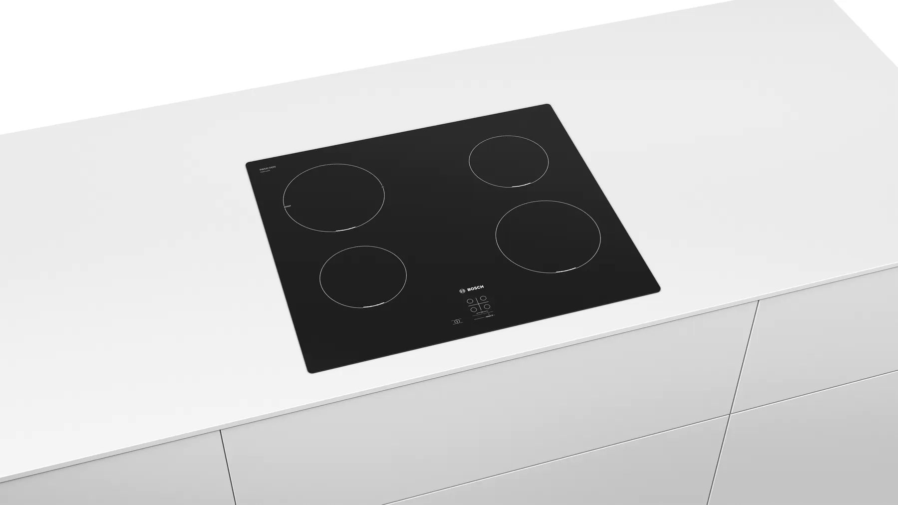Bosch Serie 2 PUG611AA5E hob Black Countertop 60 cm Zone induction hob 4 zone(s)