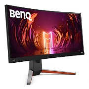 Monitor 34 inch LED BenQ EX3415R 3440 x 1440 pixeli, 144 Hz, 2 ms, Negru