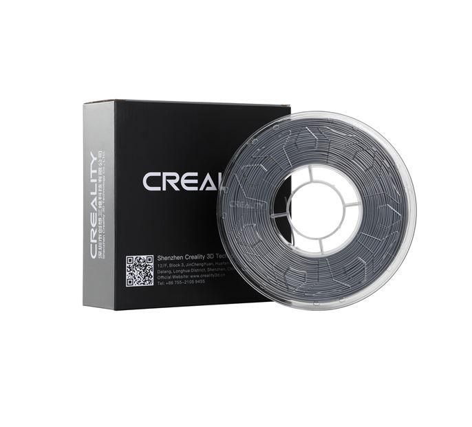 CREALITY CR PLA 3D Printer Filament, grey, Printing temperature: 190-220, Filament diameter: 1.75mm, Tensile strength: 60MPa, Size of filament wheel: Diameter 200mm, height 66mm, hole diameter 56mm. Utilizare: pana la 6 luni de la deschiderea ambalajului.