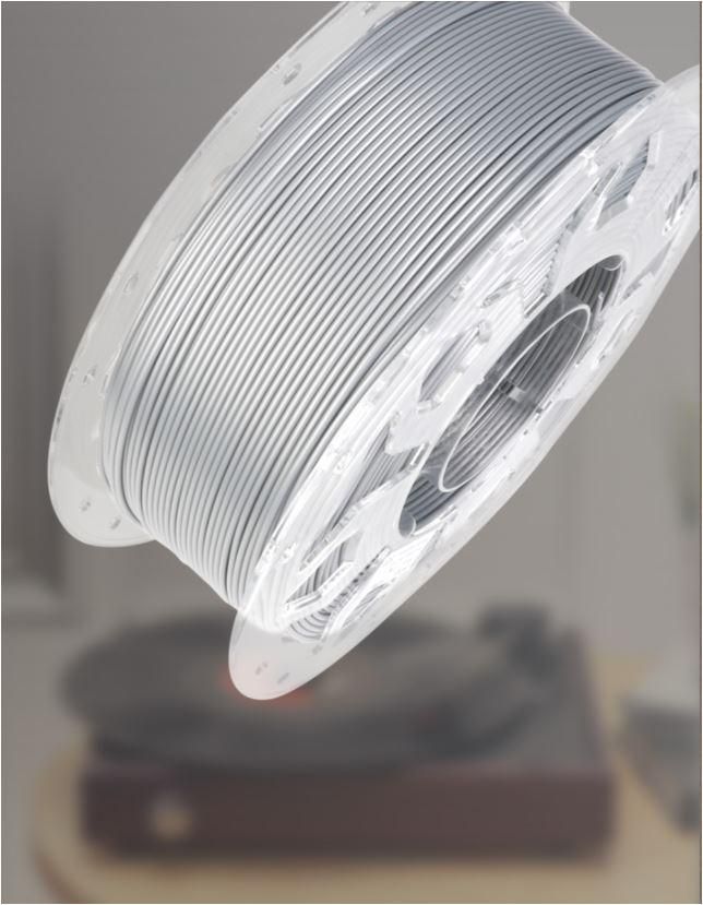 CREALITY CR PLA 3D Printer Filament, ivory white, Printing temperature: 190-220, Filament diameter: 1.75mm, Tensile strength: 60MPa, Size of filament wheel: Diameter 200mm, height 66mm, hole diameter 56mm. Utilizare: pana la 6 luni de la deschiderea ambalajului.